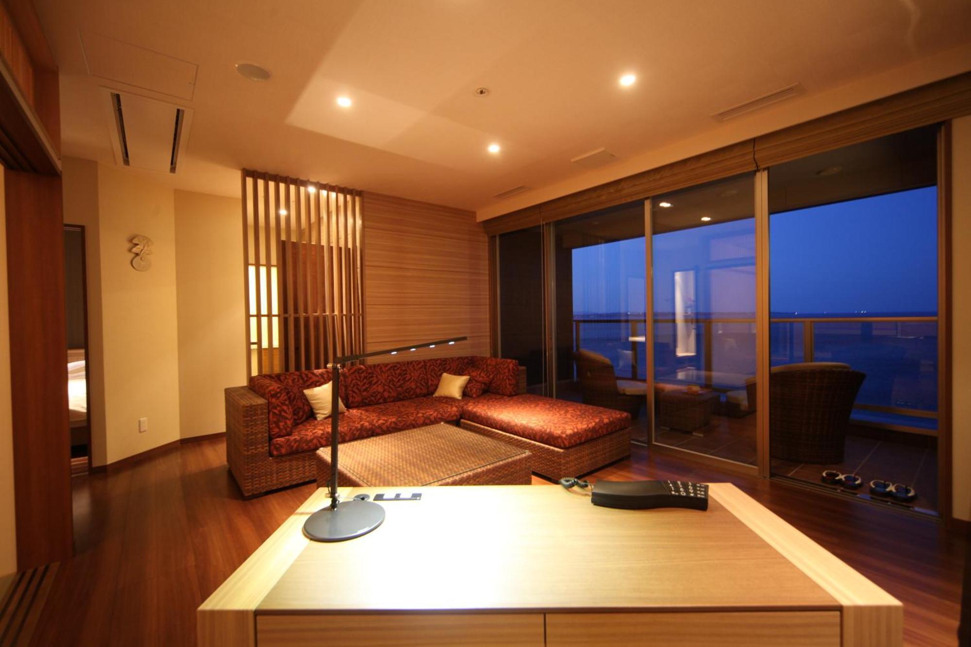 Amane Resort Seikai Beppu Værelse billede A suite at the hotel